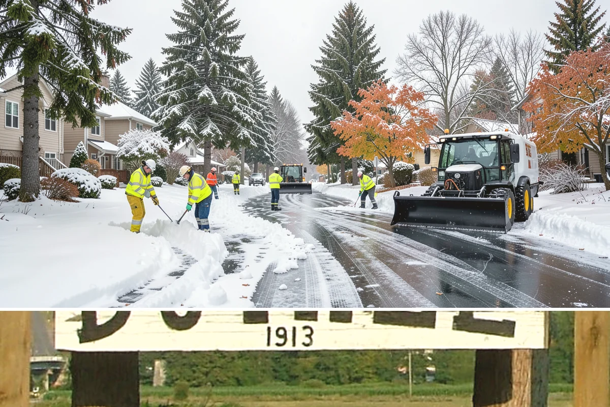Steep Driveway Snow Removal in Duvall, King County, WA - Steep drives need clearing and traction treatment with every snowfall and especially during the refreeze that follows each thaw.