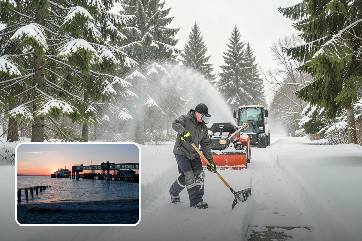 Steep Driveway Snow Removal in Edmonds, Snohomish County, WA - Handles grade safely with the right equipment and approach