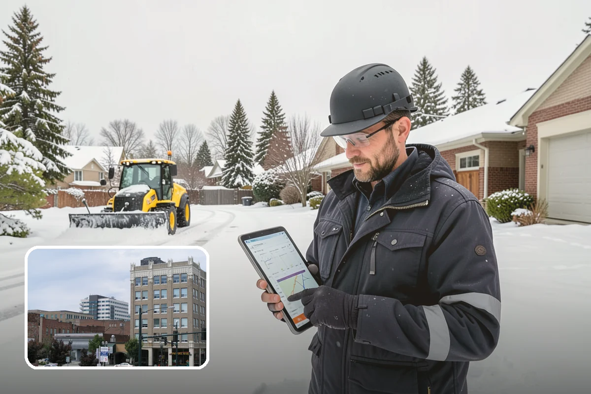 Steep Driveway Snow Removal in Everett, Snohomish County, WA - Handles grade safely with the right equipment and approach