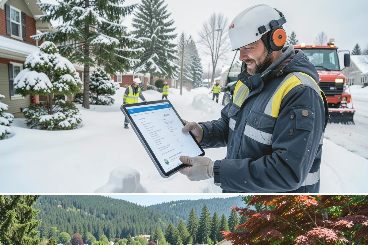 Steep Driveway Snow Removal in Index, Snohomish County, WA - Steep drives need clearing and traction treatment with every snowfall and especially during the refreeze that follows each thaw.
