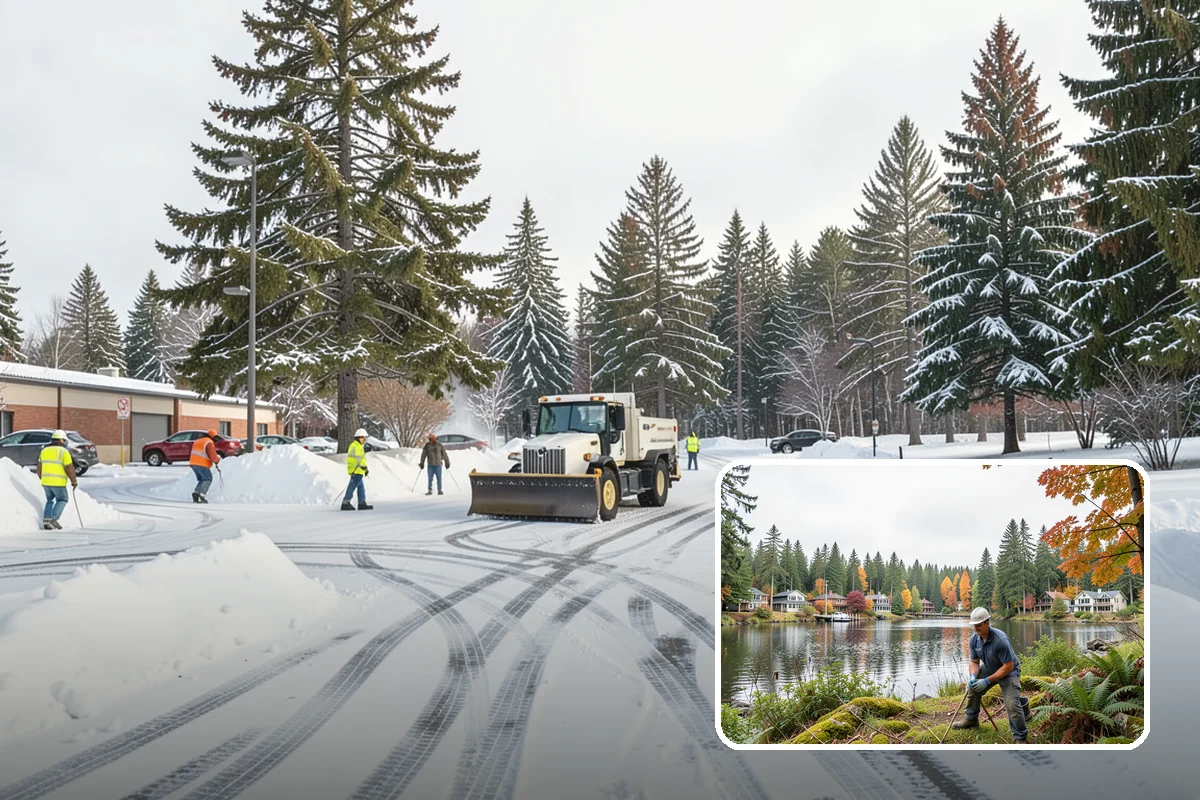 Steep Driveway Snow Removal in La Conner, Skagit County, WA - Handles grade safely with the right equipment and approach