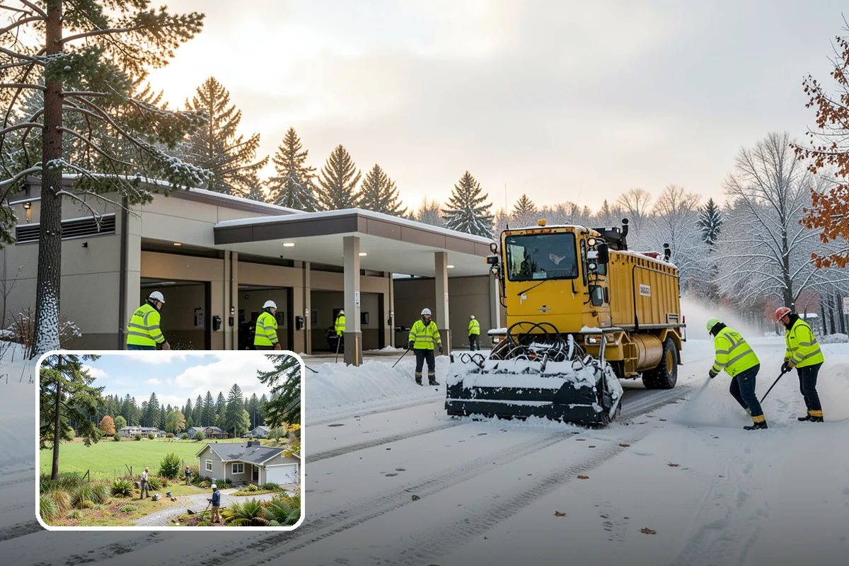 Steep Driveway Snow Removal in Lyman, Skagit County, WA - Handles grade safely with the right equipment and approach