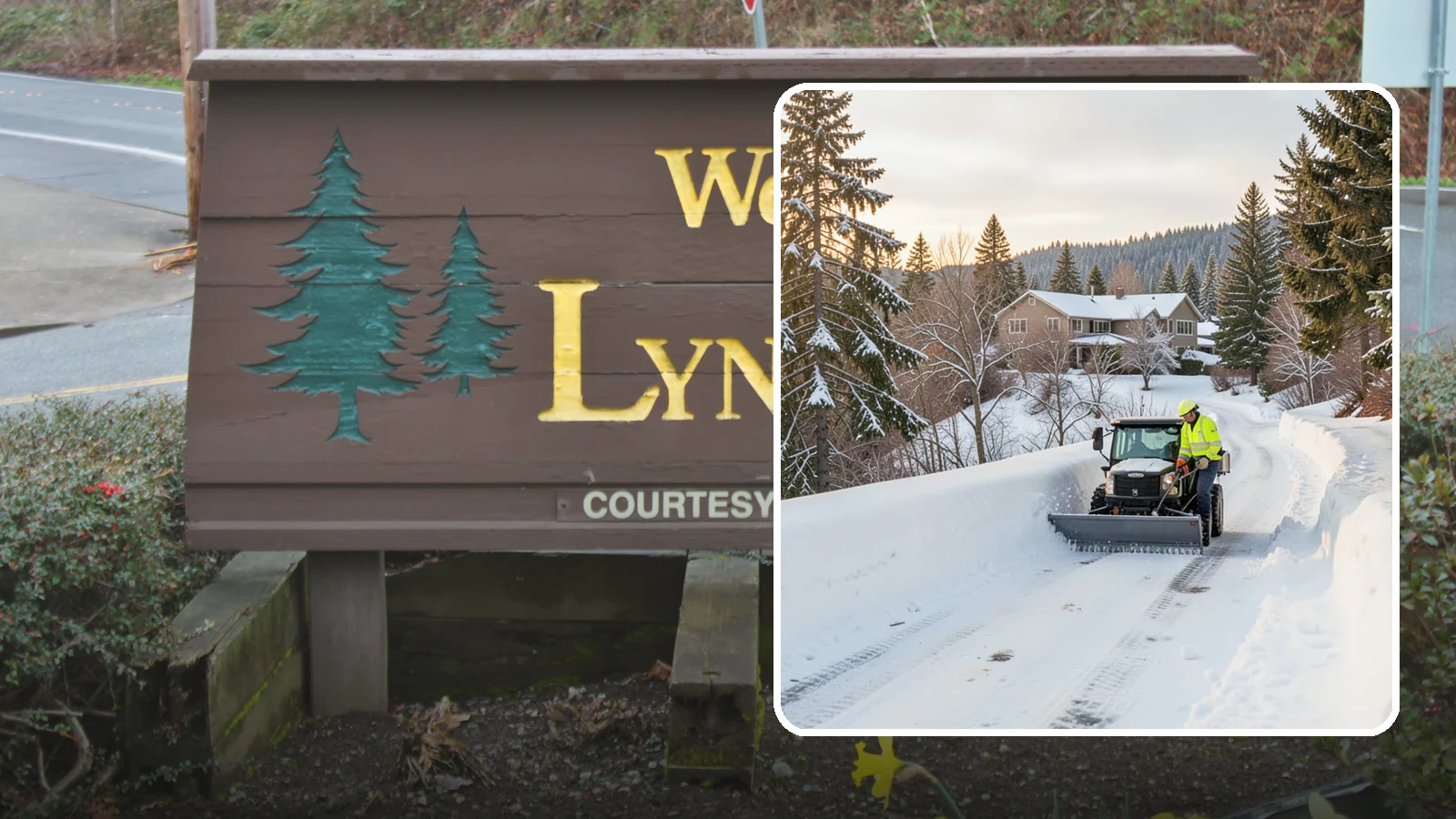 Steep Driveway Snow Removal in Lynnwood, Snohomish County, WA - We safely clear and treat steep driveways on the hillside lots that define so much of Western Washington's terrain.
