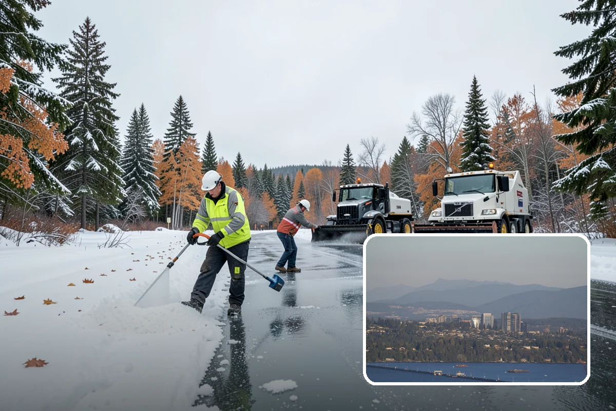 Steep Driveway Snow Removal in Medina, King County, WA - Handles grade safely with the right equipment and approach