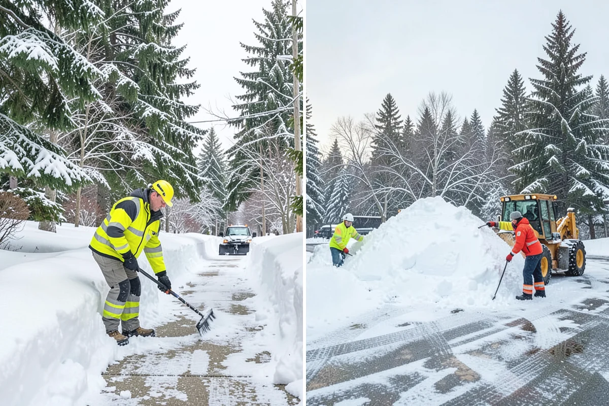 Steep Driveway Snow Removal in Medina, King County, WA - We assess the grade, surface, and runout at the base