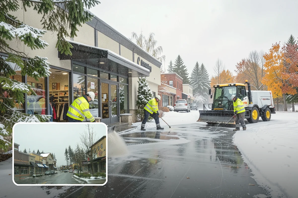 Steep Driveway Snow Removal in Mill Creek, Snohomish County, WA - Handles grade safely with the right equipment and approach