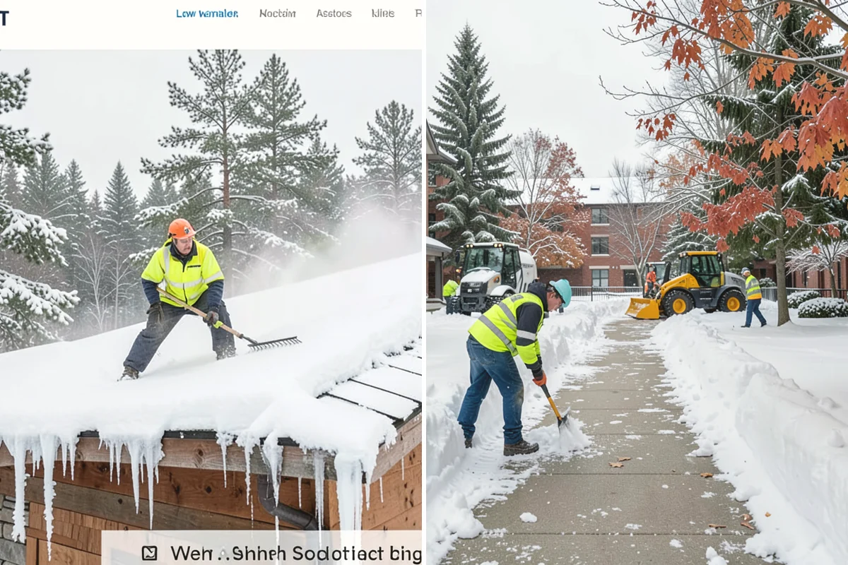 Steep Driveway Snow Removal in Oak Harbor, Island County, WA - We assess the grade, surface, and runout at the base