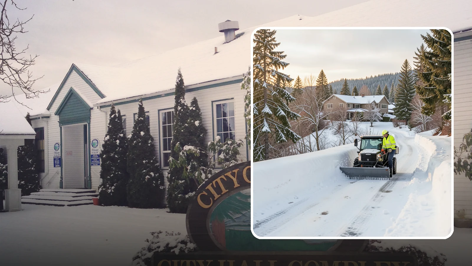 Steep Driveway Snow Removal in Pacific, King County, WA - We safely clear and treat steep driveways on the hillside lots that define so much of Western Washington's terrain.