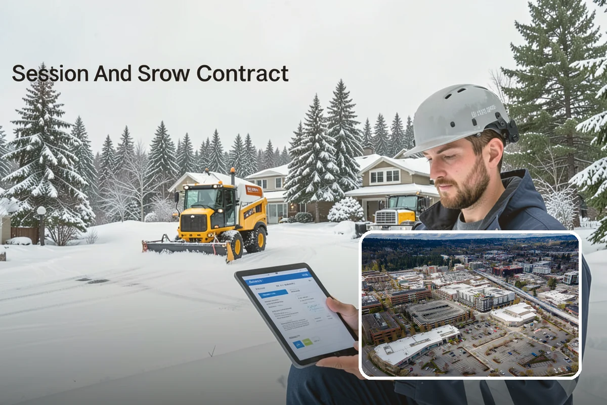 Steep Driveway Snow Removal in Redmond, King County, WA - Handles grade safely with the right equipment and approach