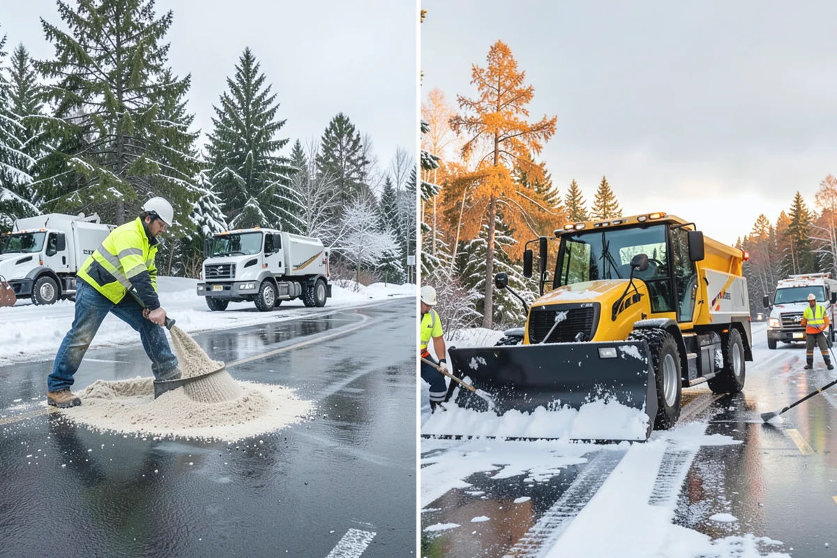 Steep Driveway Snow Removal in Renton, King County, WA - We assess the grade, surface, and runout at the base