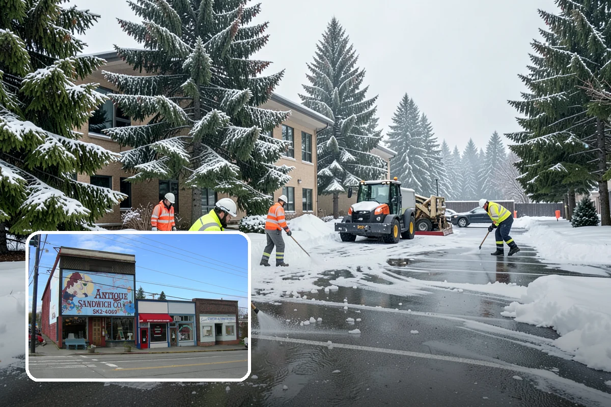 Steep Driveway Snow Removal in Ruston, Pierce County, WA - Handles grade safely with the right equipment and approach