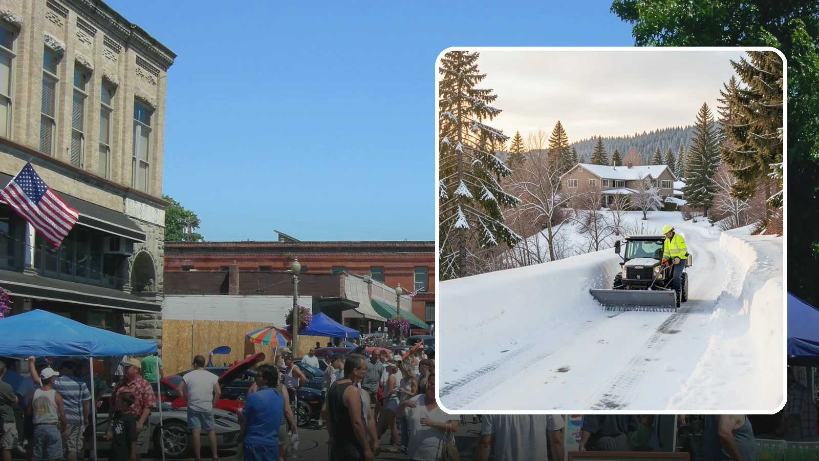Steep Driveway Snow Removal in Snohomish, Snohomish County, WA - We safely clear and treat steep driveways on the hillside lots that define so much of Western Washington's terrain.