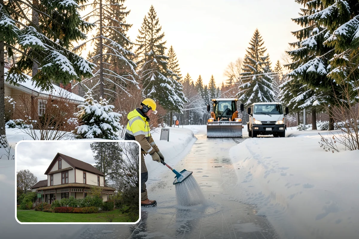 Steep Driveway Snow Removal in Sumner, Pierce County, WA - Handles grade safely with the right equipment and approach