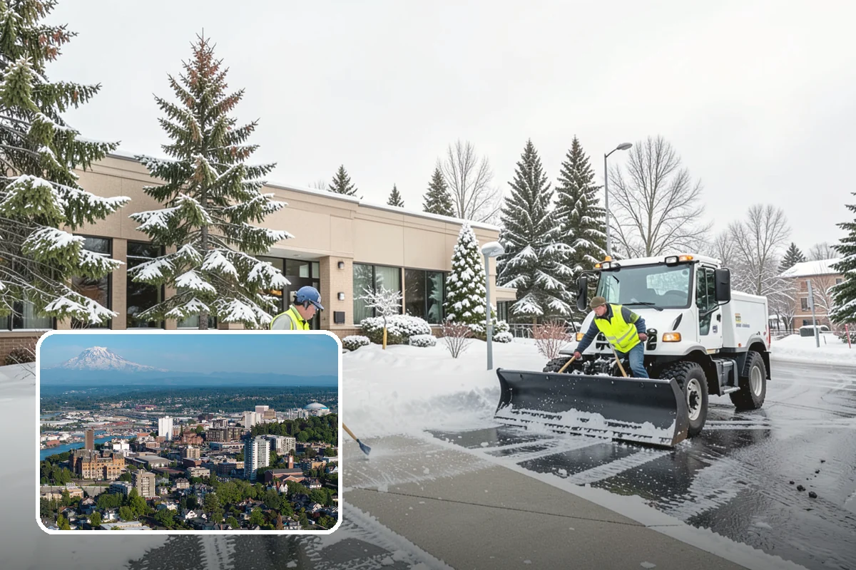 Steep Driveway Snow Removal in Tacoma, Pierce County, WA - Handles grade safely with the right equipment and approach