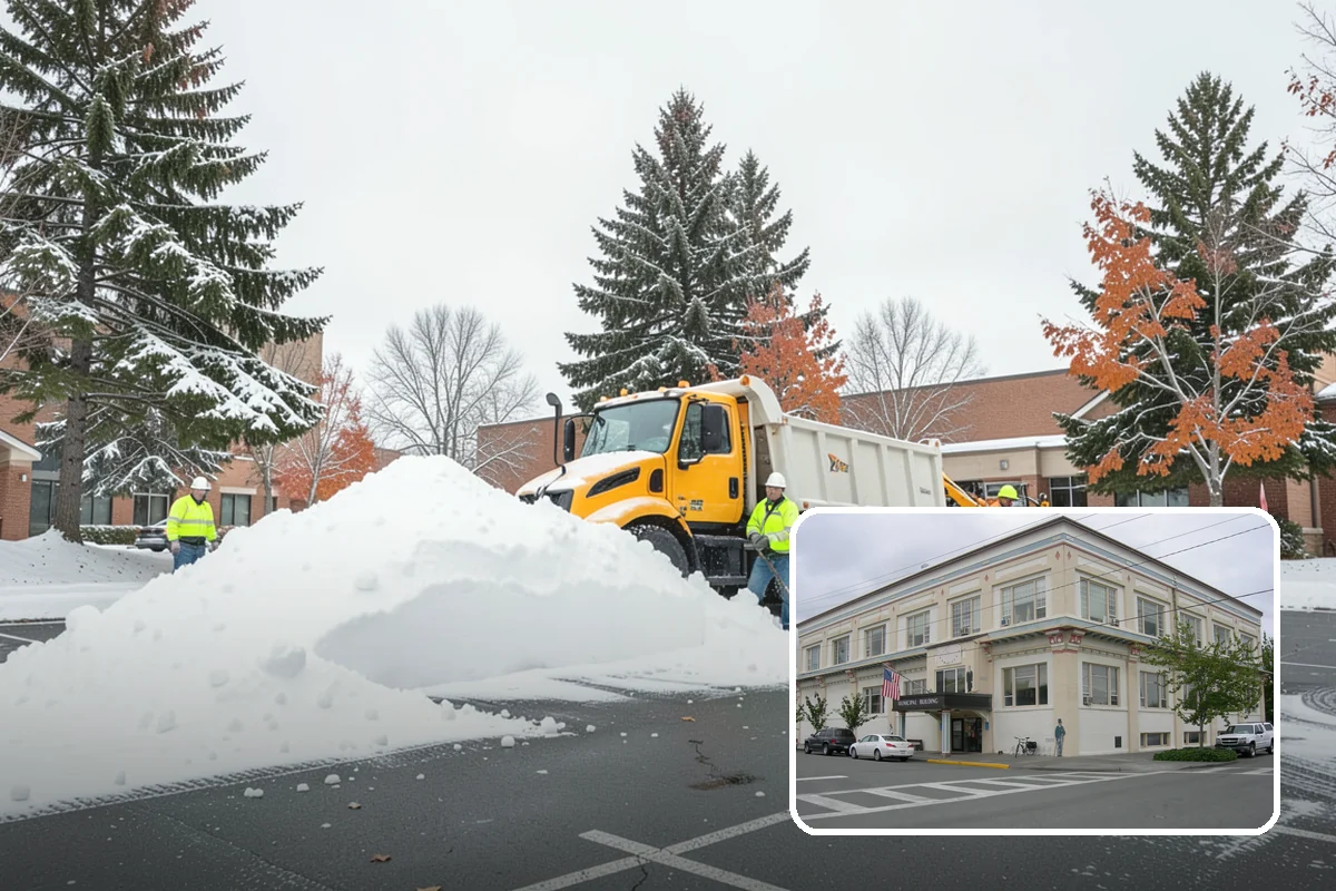 Steps Snow Removal in Anacortes, Skagit County, WA - Targets the treads and nosings where slips begin
