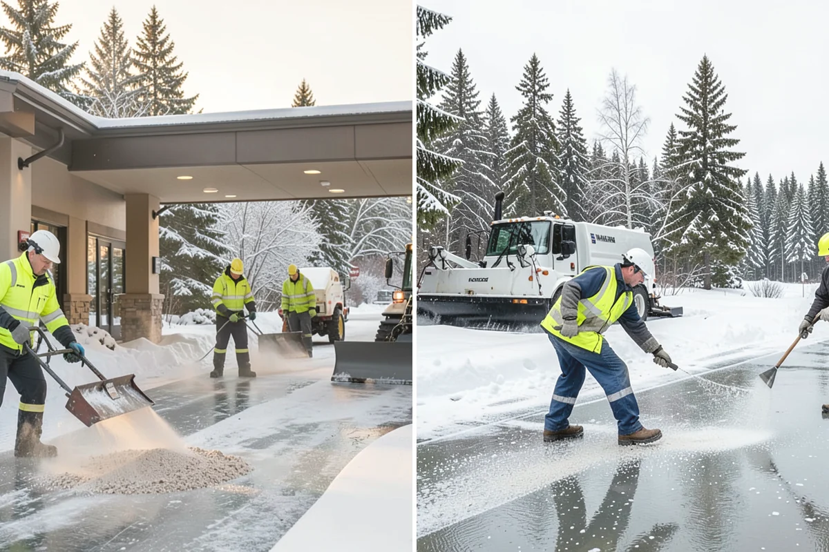 Steps Snow Removal in Anacortes, Skagit County, WA - We count the treads and note the step material