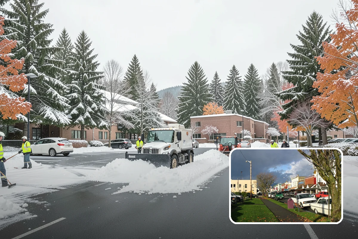 Steps Snow Removal in Arlington, Snohomish County, WA - Targets the treads and nosings where slips begin
