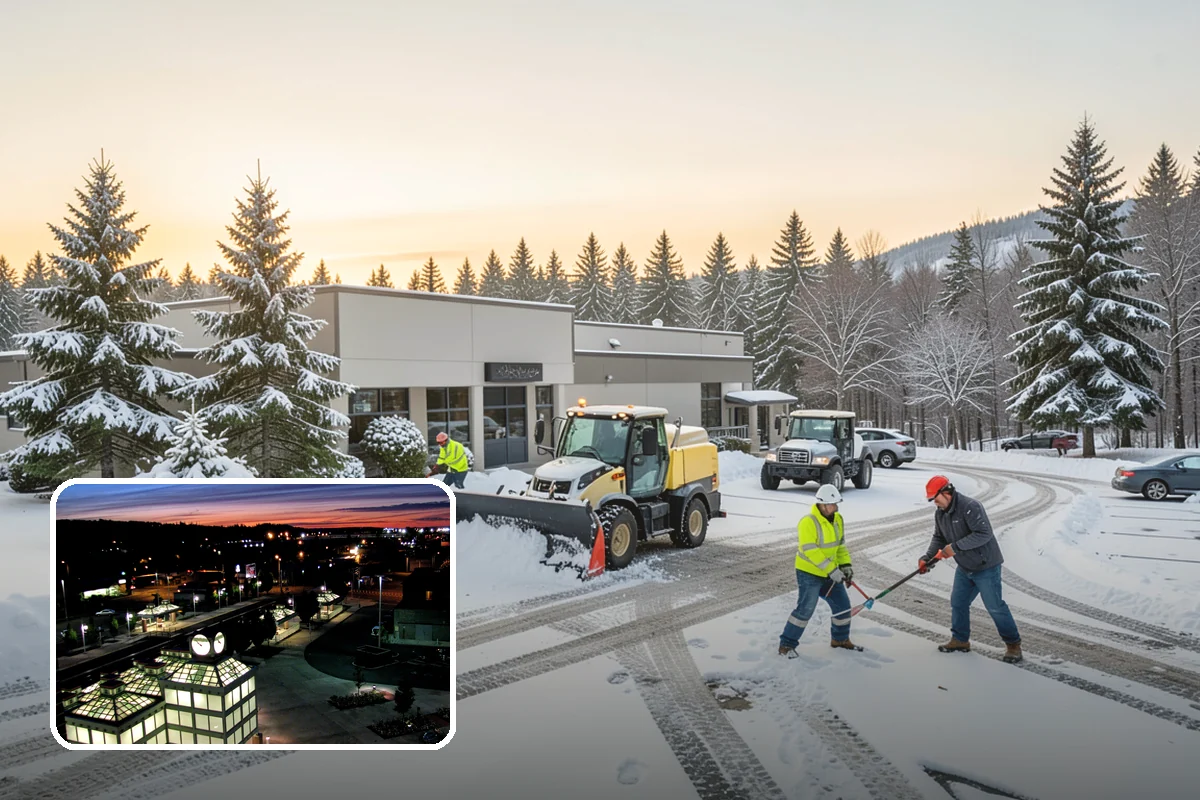 Steps Snow Removal in Auburn, King County, WA - Targets the treads and nosings where slips begin