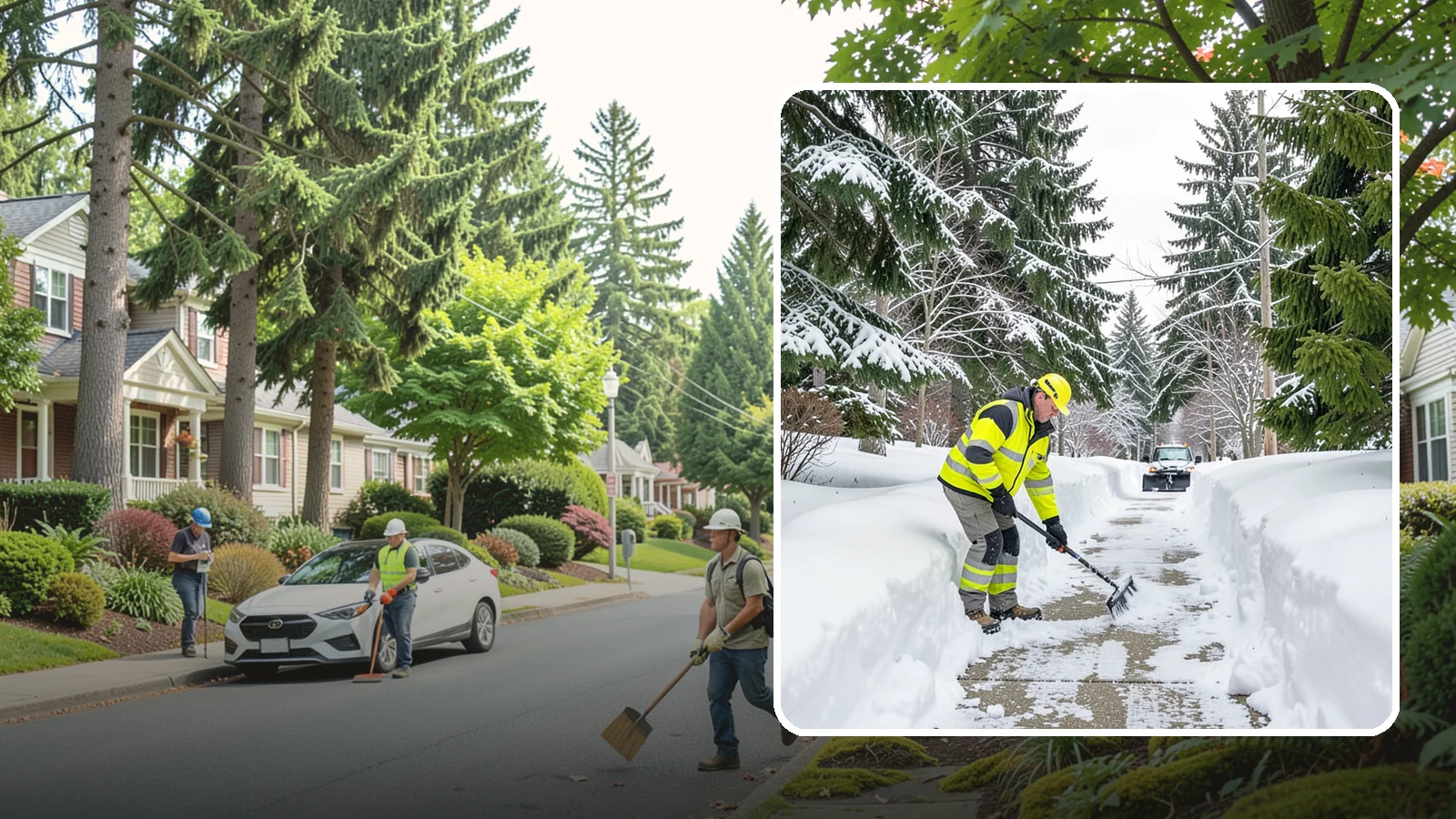 Steps Snow Removal in Beaux Arts Village, King County, WA - We clear exterior stairs so the highest-risk surfaces on your property stay safe with every step.