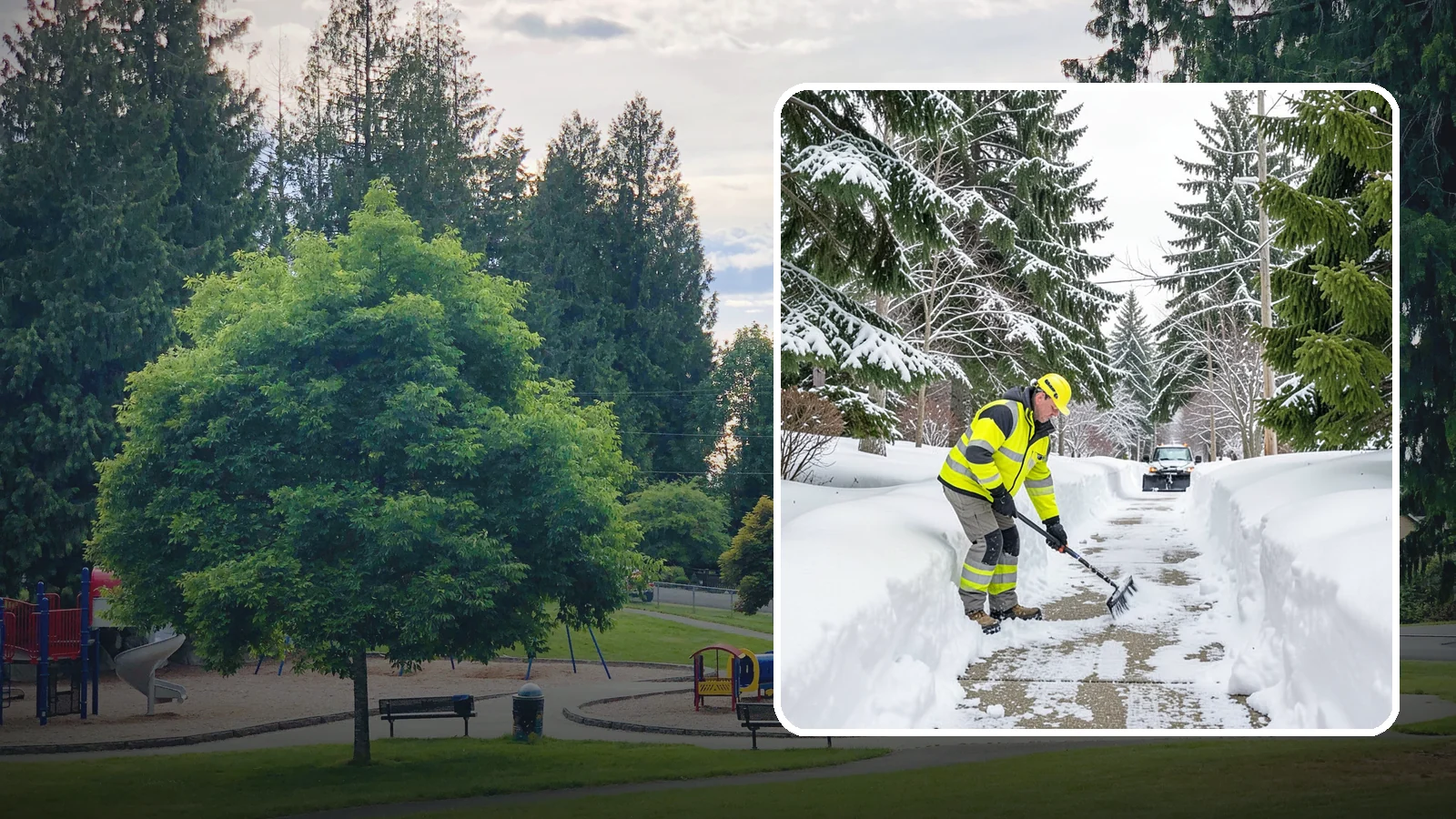 Steps Snow Removal in Bonney Lake, Pierce County, WA - We clear exterior stairs so the highest-risk surfaces on your property stay safe with every step.