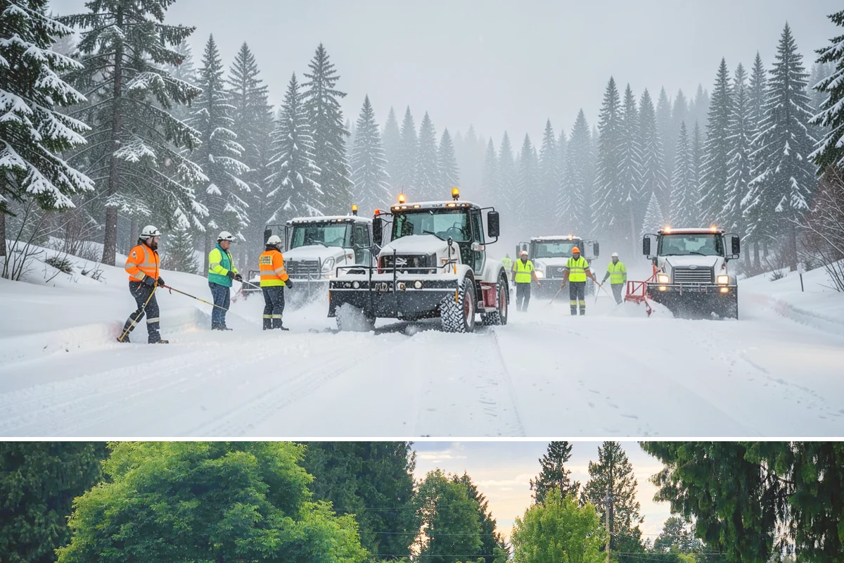 Steps Snow Removal in Bonney Lake, Pierce County, WA - Get on our list by late November so your stairs are safe from the first hard freeze of the season.