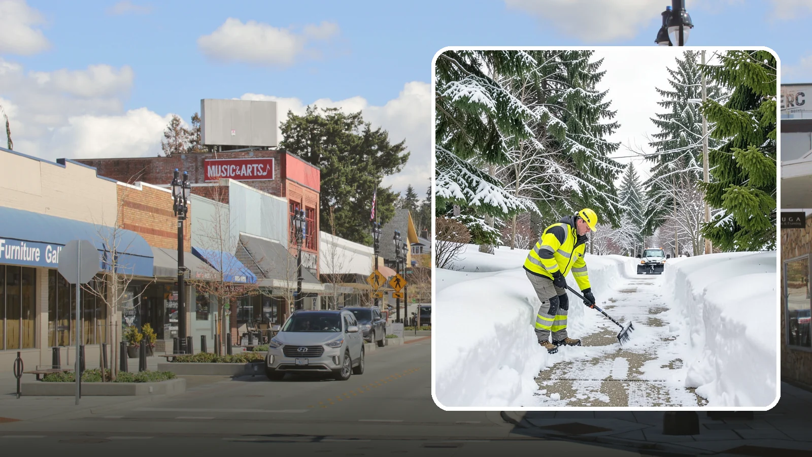 Steps Snow Removal in Bothell, King County, WA - We clear exterior stairs so the highest-risk surfaces on your property stay safe with every step.