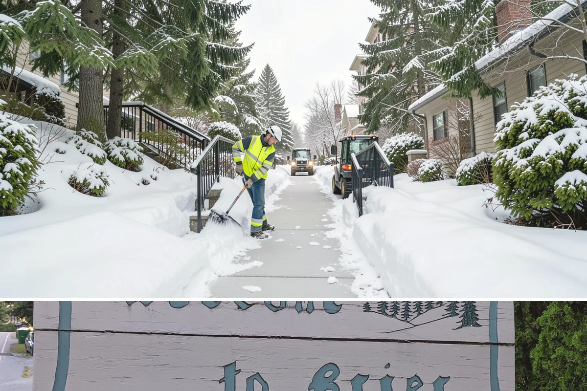 Steps Snow Removal in Brier, Snohomish County, WA - Get on our list by late November so your stairs are safe from the first hard freeze of the season.