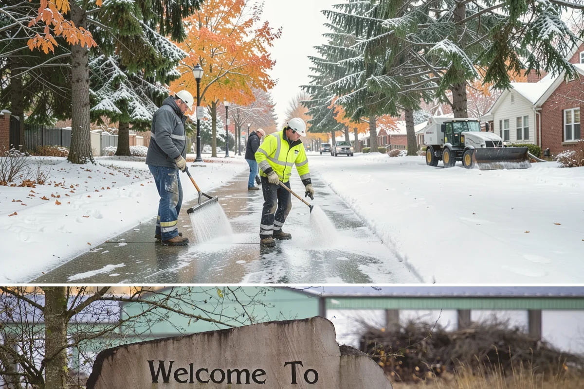 Steps Snow Removal in Buckley, Pierce County, WA - Get on our list by late November so your stairs are safe from the first hard freeze of the season.