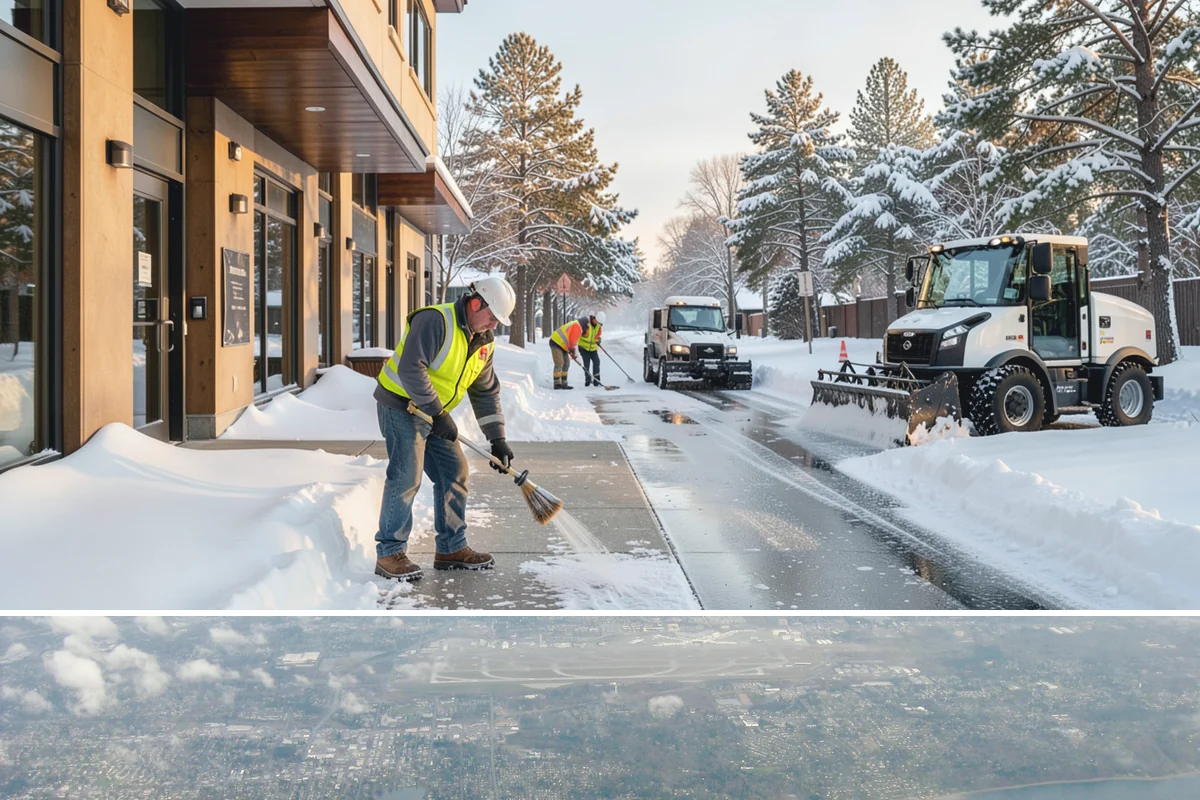 Steps Snow Removal in Burien, King County, WA - Get on our list by late November so your stairs are safe from the first hard freeze of the season.