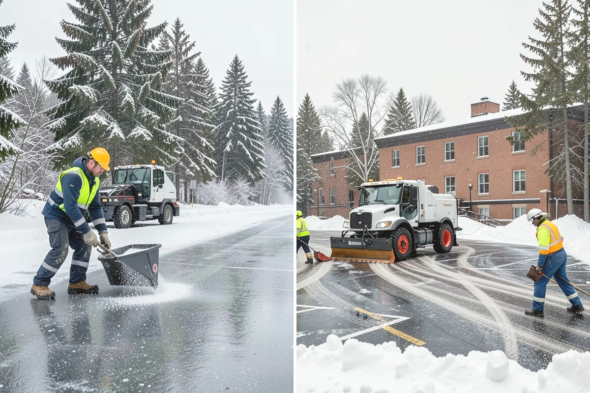 Steps Snow Removal in Carnation, King County, WA - We count the treads and note the step material