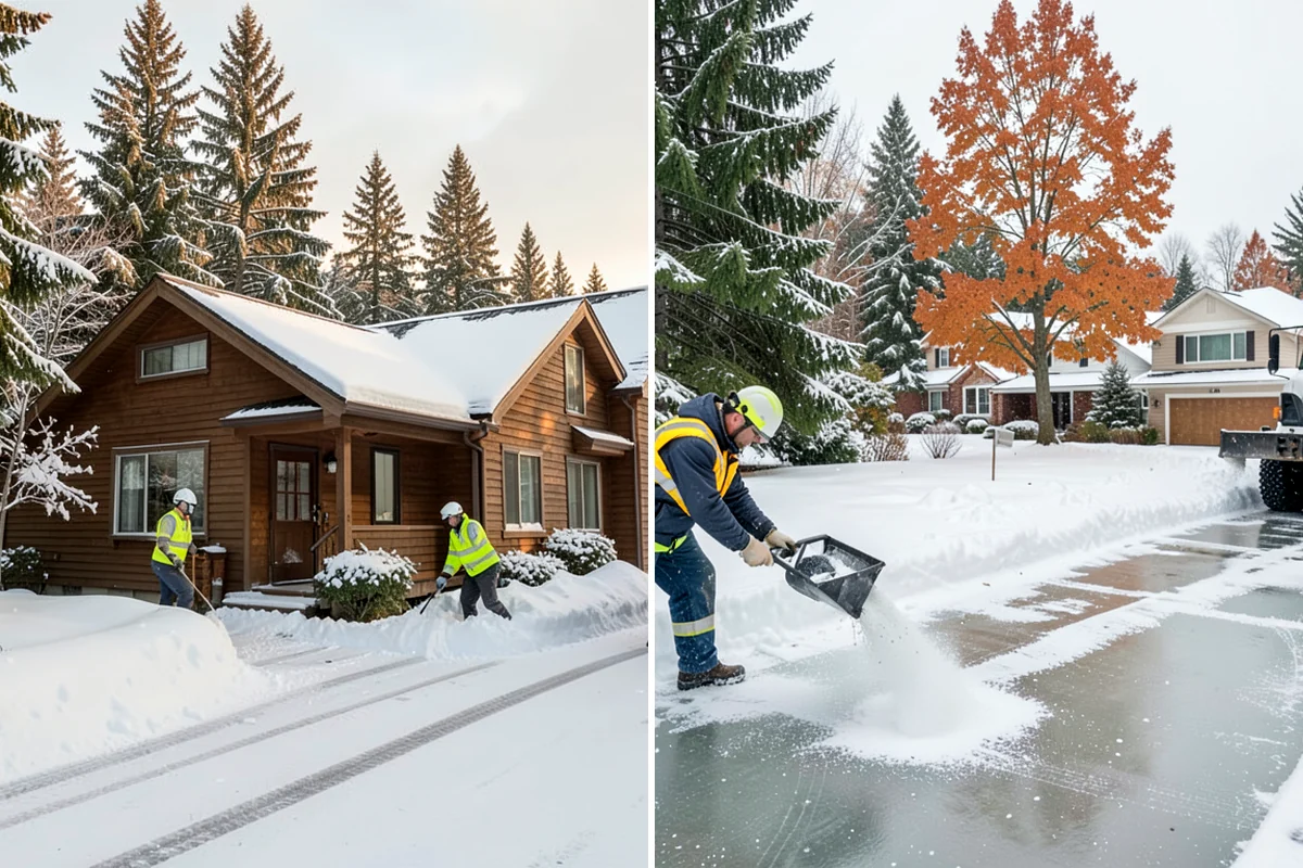 Steps Snow Removal in Concrete, Skagit County, WA - We count the treads and note the step material