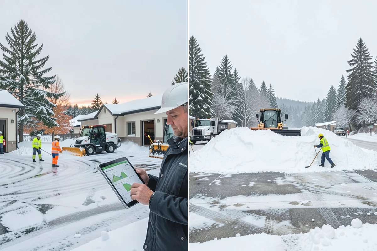Steps Snow Removal in Darrington, Snohomish County, WA - We count the treads and note the step material