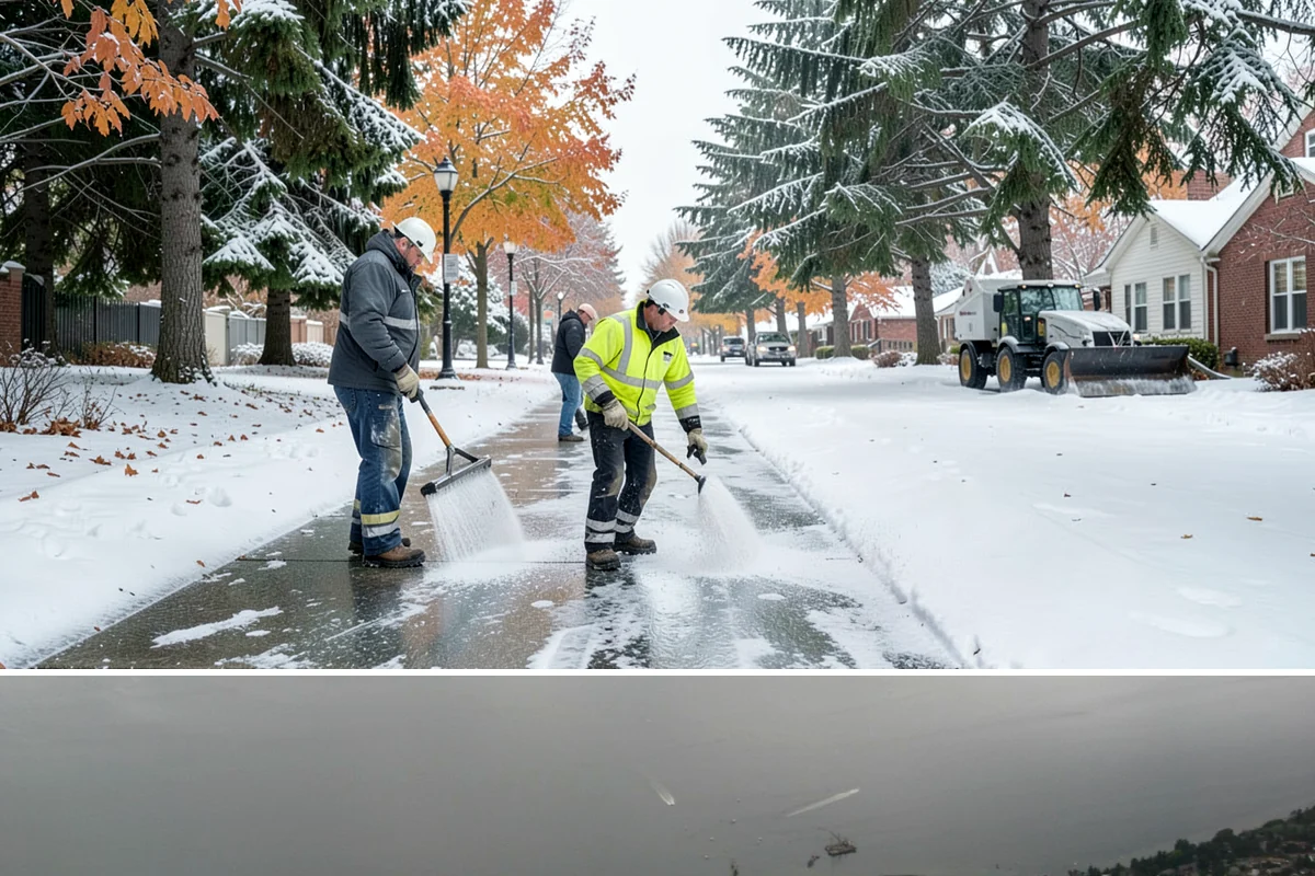 Steps Snow Removal in Des Moines, King County, WA - Get on our list by late November so your stairs are safe from the first hard freeze of the season.