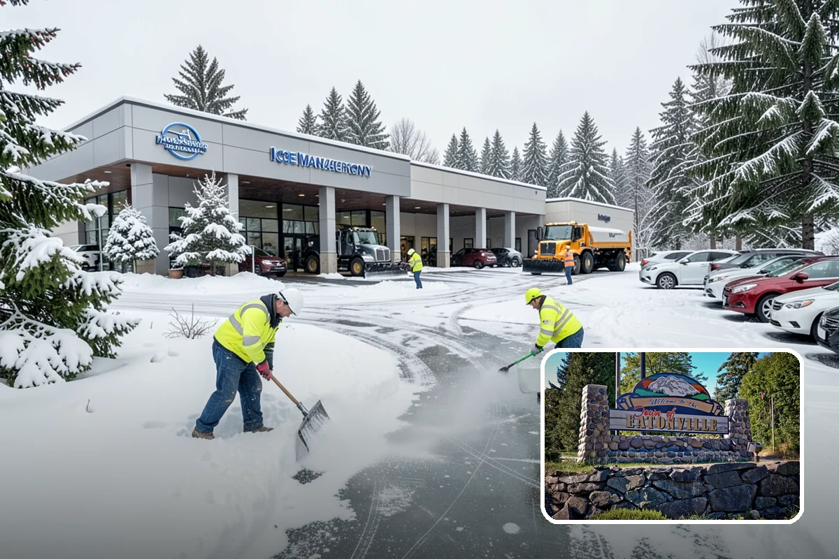 Steps Snow Removal in Eatonville, Pierce County, WA - Targets the treads and nosings where slips begin