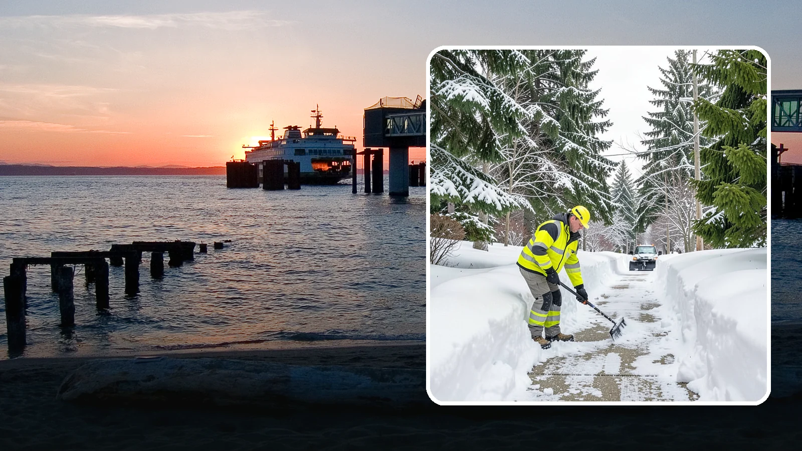 Steps Snow Removal in Edmonds, Snohomish County, WA - We clear exterior stairs so the highest-risk surfaces on your property stay safe with every step.