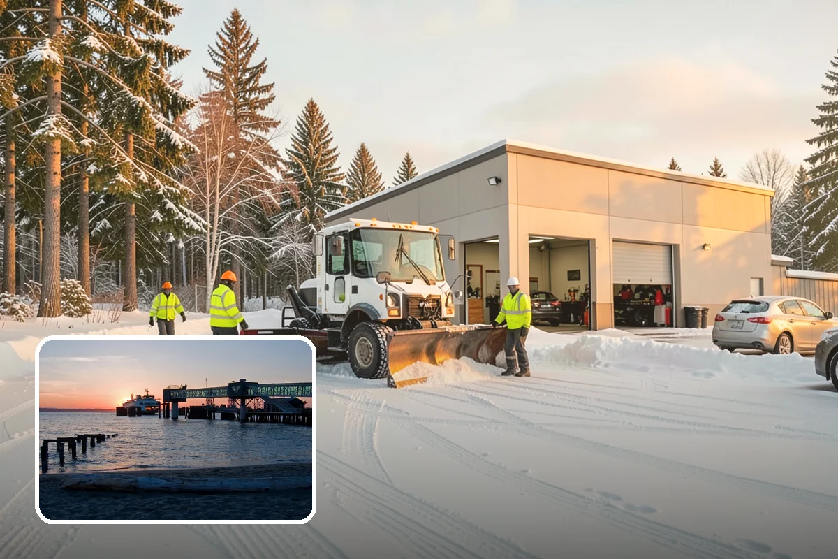 Steps Snow Removal in Edmonds, Snohomish County, WA - Targets the treads and nosings where slips begin