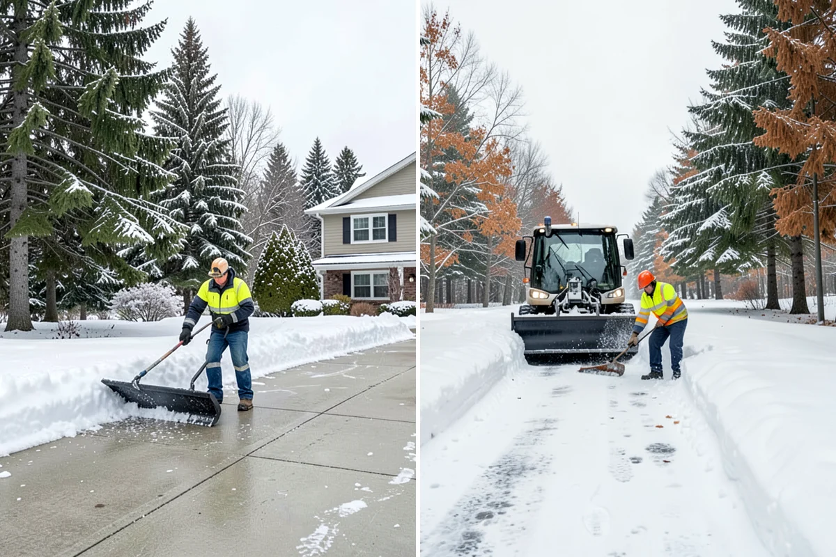 Steps Snow Removal in Enumclaw, King County, WA - We count the treads and note the step material