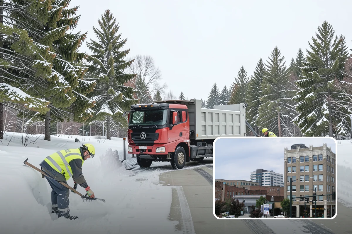 Steps Snow Removal in Everett, Snohomish County, WA - Targets the treads and nosings where slips begin