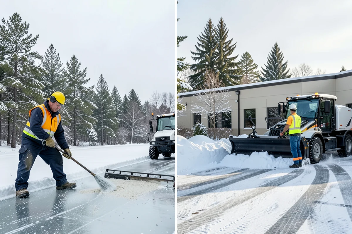 Steps Snow Removal in Everett, Snohomish County, WA - We count the treads and note the step material