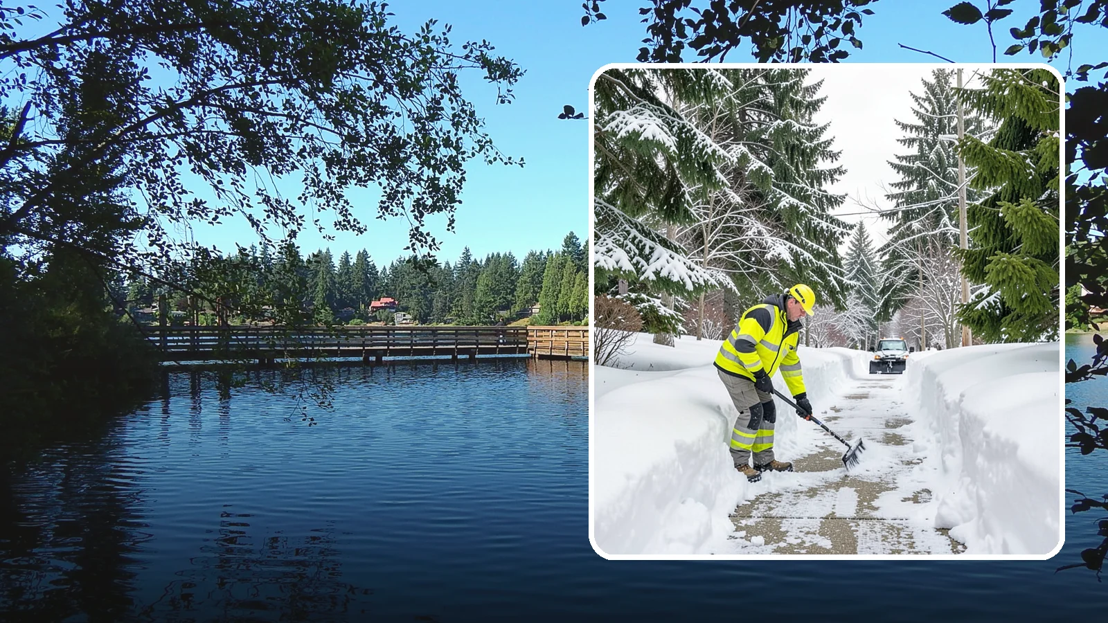 Steps Snow Removal in Federal Way, King County, WA - We clear exterior stairs so the highest-risk surfaces on your property stay safe with every step.