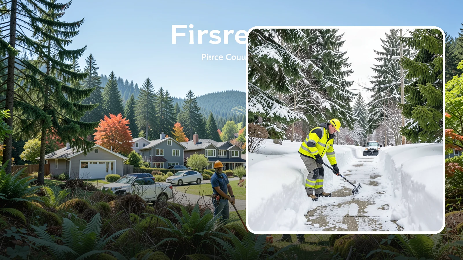 Steps Snow Removal in Fircrest, Pierce County, WA - We clear exterior stairs so the highest-risk surfaces on your property stay safe with every step.