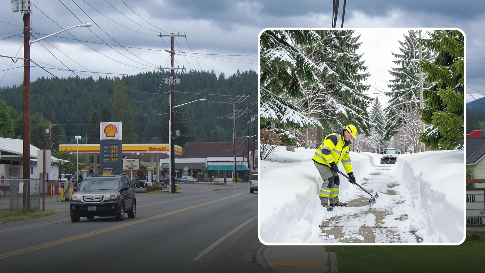 Steps Snow Removal in Granite Falls, Snohomish County, WA - We clear exterior stairs so the highest-risk surfaces on your property stay safe with every step.
