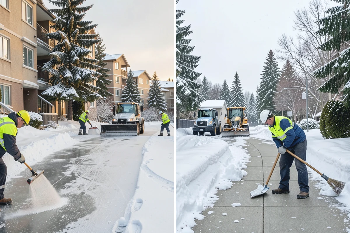 Steps Snow Removal in Granite Falls, Snohomish County, WA - We count the treads and note the step material