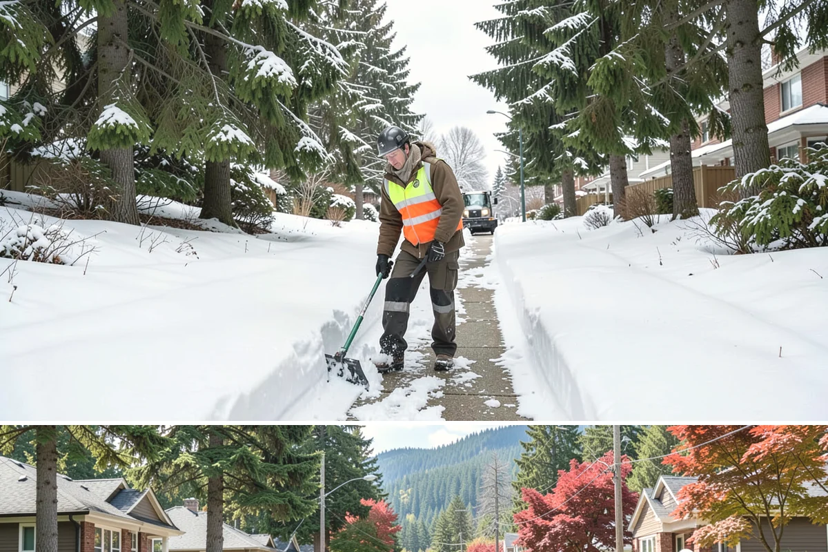 Steps Snow Removal in Hunts Point, King County, WA - Get on our list by late November so your stairs are safe from the first hard freeze of the season.