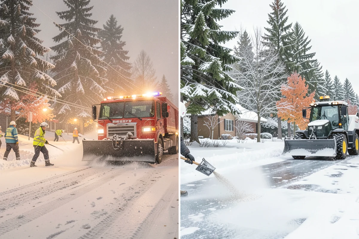 Steps Snow Removal in Issaquah, King County, WA - We count the treads and note the step material