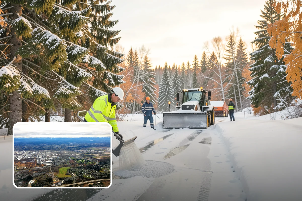 Steps Snow Removal in Kent, King County, WA - Targets the treads and nosings where slips begin