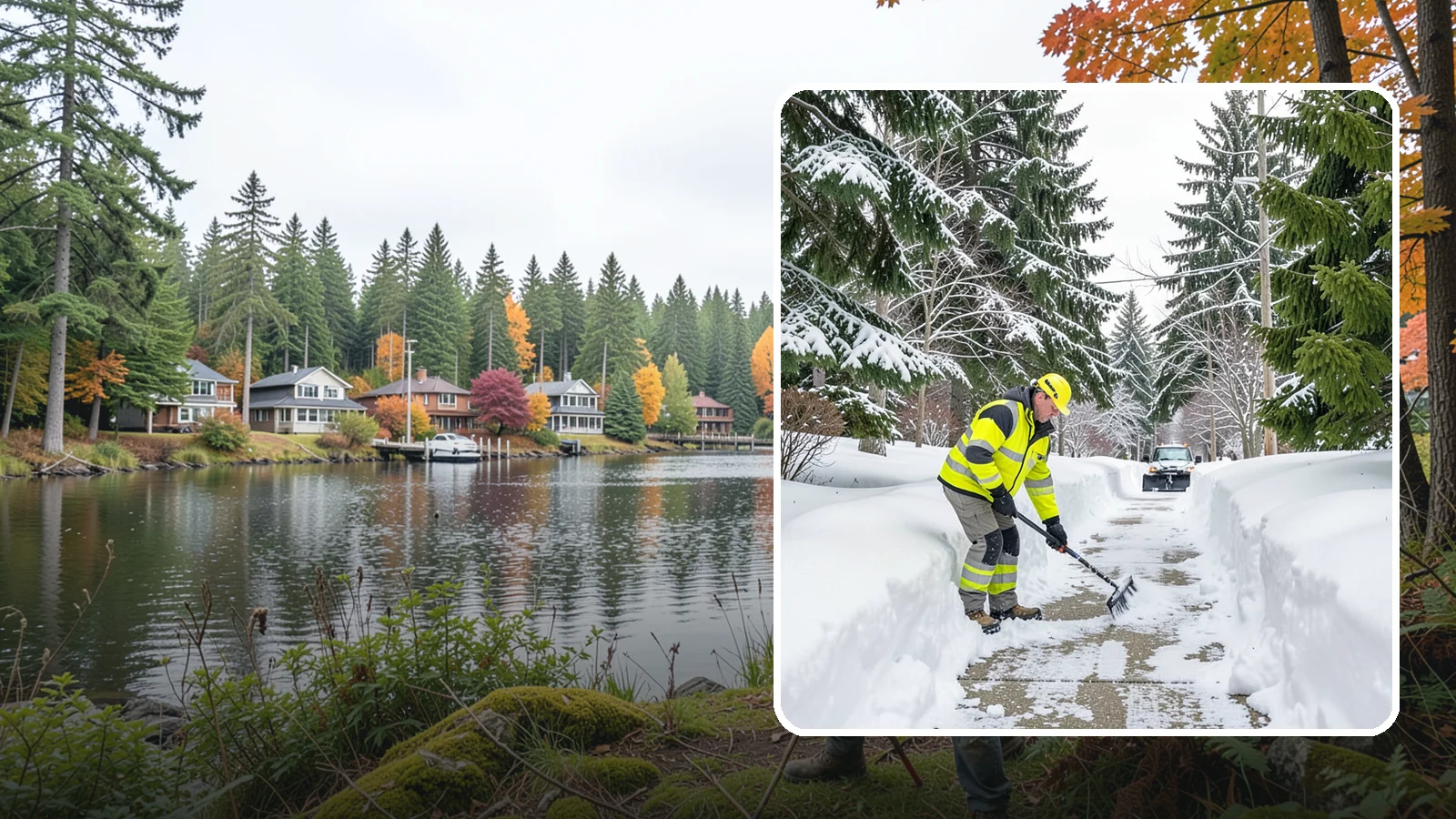 Steps Snow Removal in La Conner, Skagit County, WA - We clear exterior stairs so the highest-risk surfaces on your property stay safe with every step.