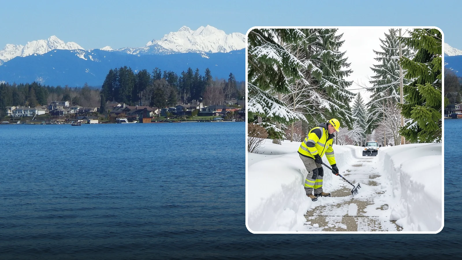 Steps Snow Removal in Lake Stevens, Snohomish County, WA - We clear exterior stairs so the highest-risk surfaces on your property stay safe with every step.