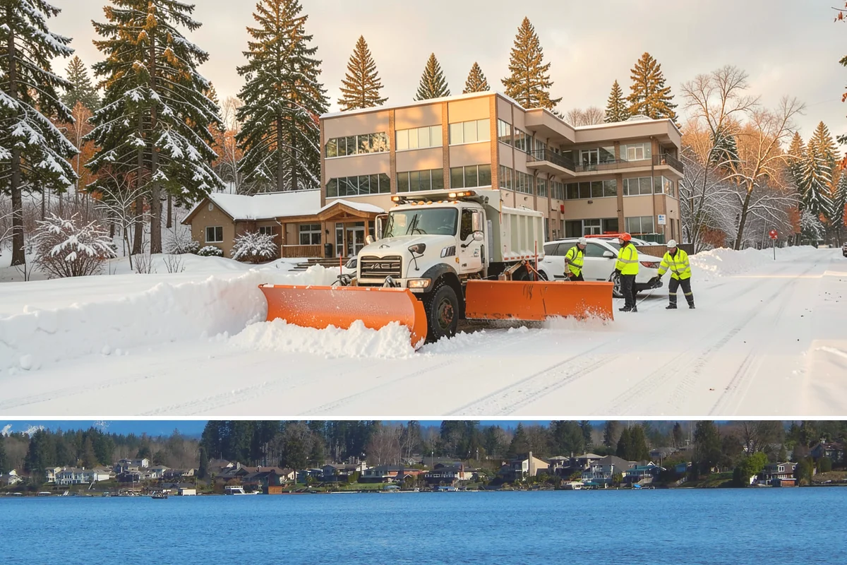 Steps Snow Removal in Lake Stevens, Snohomish County, WA - Get on our list by late November so your stairs are safe from the first hard freeze of the season.