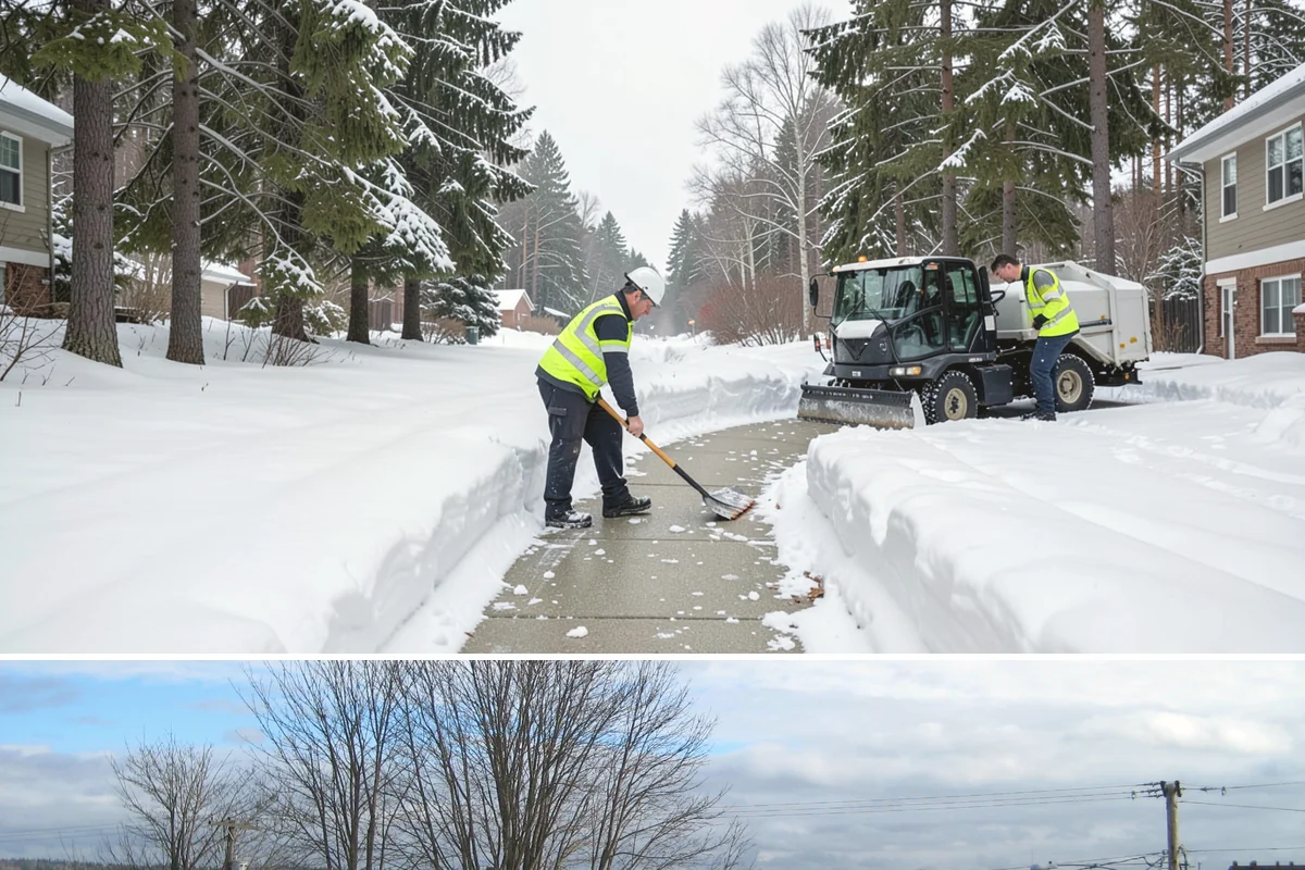 Steps Snow Removal in Langley, Island County, WA - Get on our list by late November so your stairs are safe from the first hard freeze of the season.